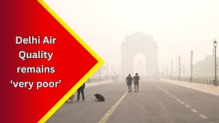 Air quality around Akshardham Temple remains 396categorized as Very Poor according to the CPCB [upl. by Lennod]