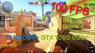 CounterStrike 2 CS2 Test in GTX 1060 6GB  I3 10100F [upl. by Yenahteb516]