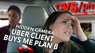 UBER PRANK Making my Passenger Buy me Plan B [upl. by Eiramyma]