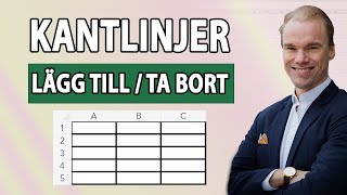 Excel  Allt du behöver veta om Kantlinjer [upl. by Gnuhn]