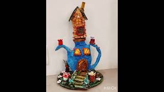 Fairy house 🏡✨ colouring fairyhouse diy colouring tutorial homedecor ytvideo [upl. by Lorianne223]