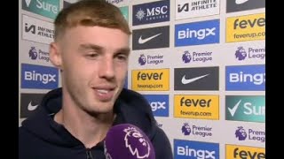 Cole Palmer Post Match Interview Chelsea vs Brighton 42 [upl. by Yonita]