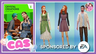 FULL CAS OVERVIEW  The Sims 4 Crystal Creations Stuff Pack [upl. by Ysus]