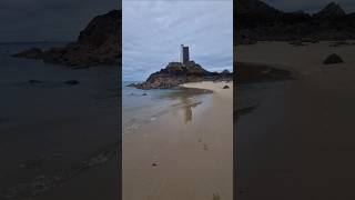 Plage de la Fourberie un dimanche reposant 🌊 Saintlunaire France  Short video 4k 2024 nature [upl. by Yojal]