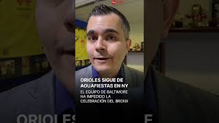 RAMÓN URÍAS Y LOS ORIOLES SIGUEN DE AGUAFIESTAS EN NUEVA YORK [upl. by Otinauj]