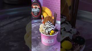 Unbelievable 🍌 Hersheys Chocolate Banana Ice Cream Rolls [upl. by Annij]