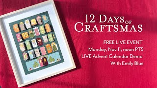 12 Days of Craftsmas  Advent Calendar Demo [upl. by Shull]