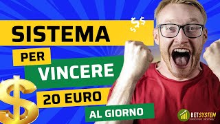 COME VINCERE 20 EURO al GIORNO con il CALCIO  IL SISTEMA RIMBORSO  ERRORI DI QUOTA [upl. by Aidile484]