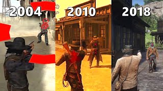 RDR2  Evolution of the Dead Eye in Red Dead games [upl. by Nuarb934]