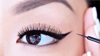 HOW TO Apply Liquid Eyeliner For Beginners  chiutips [upl. by Joses]