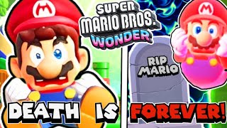 Super Mario Wonder But Characters Die FOREVER [upl. by Vange]