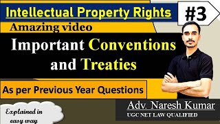 Intellectual Property Convention and Treaties  International Convention related to IPR [upl. by Walt]