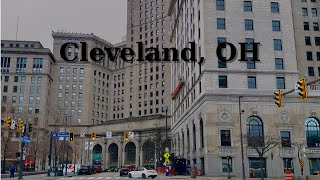 Downtown Cleveland OH  4K Drive [upl. by Atinahs]