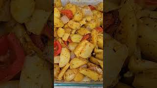 BAKED POTATOES 🥔 cooking recipe baking shortvideo [upl. by Lyred]