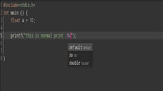 Format Specifier of Floating number in C [upl. by Maia]