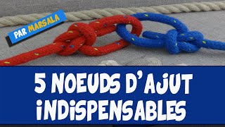 5 Noeuds dajut indispensables Noeuddajut Noeud pour relier 2 cordages [upl. by Handal535]