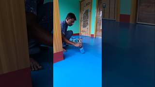 Floor coat emulsion 😲😲 indigo floor paints reels RangilaPainter [upl. by Yznel56]