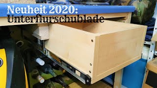 Die Erfindung 2020 Neue Art um Schubladenauszüge zu montieren  Unterflur Schublade  EASTER EGG [upl. by Betsey]