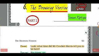 The Browning Version Class 11 in Hindi Part 2 By Terence Rattigan [upl. by Platon]