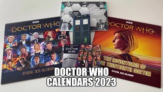 Doctor Who Calendars 2023 [upl. by Sparke]