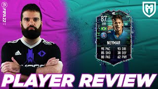 NEYMAR 87 FLASHBACK  FIFA 22 PLAYER REVIEW [upl. by Margaretha]