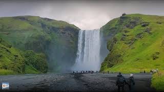 Skógafoss Waterfall Iceland [upl. by Higginbotham545]