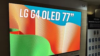 LG G4 OLED 77”  Unboxing images Review Setup  First Impressions 🤔🤔 [upl. by Amleht]