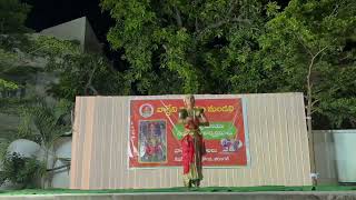 Kuchipudi Dance Performance by Ashwitha Pabboju in VDC College Hanamkonda [upl. by Ihsir]