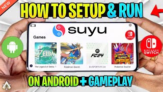 🔥 How To Setup SUYU Emulator Android  Best SettingsGameplay  New Nintendo Switch Emulator Android [upl. by Eiramrebma404]