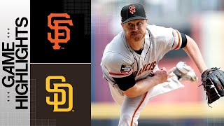 Giants vs Padres Game Highlights 43023  MLB Highlights [upl. by Parfitt793]