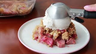 Easy Rhubarb Crisp [upl. by Adnoved180]