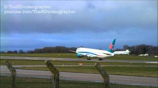 Thomson Airways B767300 Arrival  East Midlands Airport [upl. by Towill]