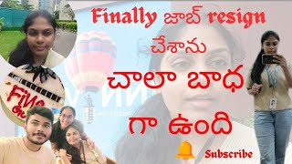 Capgemini lo job resign chesanu job software telugu teluguvlogs [upl. by Baerman]