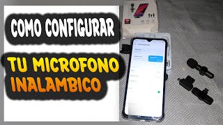 Como activar mi micrófono inalámbrico a mi celular activa OTG [upl. by Pussej]