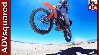 Learing How to Jump a Dirt Bike ✧KTM 350 EXCf Dual Sport Adventure Ride✧ [upl. by Burnight]