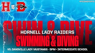 Dansville Lady Mustangs at Hornell Lady Raiders Girls Varsity Swimming [upl. by Hal615]