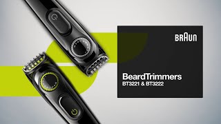 Braun Beard Trimmer BT3221 amp Hair Clipper for Men  20 Length Settings  50 mins Cordless Trimming [upl. by Edroi]