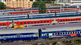 SHUNTING Howrah  Puri GARIBRATH Exp  KGP WDG3A Action  Howrah Junction  RailIndia Route [upl. by Annadiana]