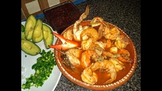 La mejor Receta Sopa de Mariscos caldo largo siete mares cazuela de mariscos con ElSazondetoñita [upl. by Caia]