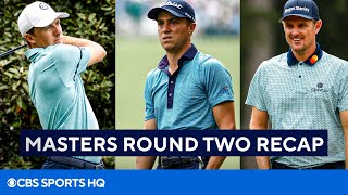 2021 Masters Full Second Round Recap Justin Rose Jordan Spieth Justin Thomas  CBS Sports HQ [upl. by Pollyanna]