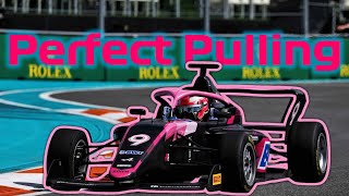 Perfect Abbi Pulling Takes Championship Lead After Fantastic Race  F1 Academy Miami [upl. by Ennyrb944]