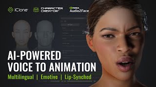 Audio2Face  AIPowered Facial amp Lip Sync Animation  iClone [upl. by Soni726]