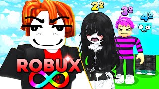 FINGI SER DESUMILDE PRA IRRITAS AS PESSOAS NO ROBLOX COM ROBUX INFINITO 😈 [upl. by Ahsienyt176]