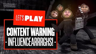 Lets Play Content Warning PC Gameplay  INFLUENCEARRRRRGHS ft MrVg247 amp dicebreaker [upl. by Nylessej694]