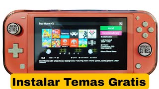 Instalar temas en Nintendo Switch con themezer y NXthemes desde el Homebrew hbmenu 2024 [upl. by Mateya]
