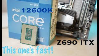 12600K the MiniITX Way  Reviewed with the Gigabyte Z690 ITX [upl. by Dnalel]