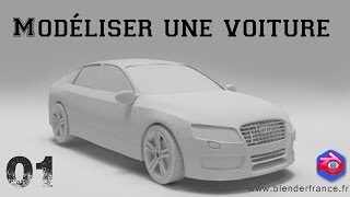 Modéliser une voiture avec Blender  Introduction et préparation du projet [upl. by Nitsuga]