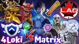 R3 Photon vs AW Map 4Loki vs Matrix Season 53 War 11 MangogMaw Mini Bosses Masters  MCOC [upl. by Sabir646]