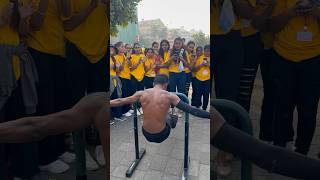 Public Reactions😅reaction streetworkout calisthenics shorts [upl. by Merete]