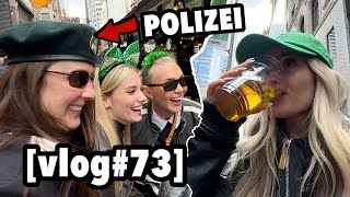 mit der POLIZEI den ST PATRICKS DAY in New York feiern 🍀 [upl. by Nasaj]